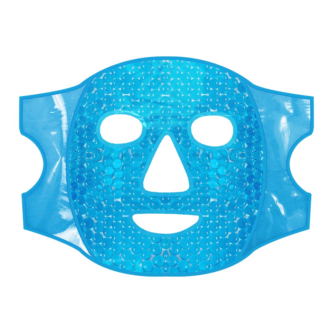 Perfect Remedy Face Ice Pack, Reusable Hot & Cold Ice Face Mask, Gel Ice Mask for Puffy Eyes and Swelling, Facial Spa Cooling Mask for Women and Men (Blue)